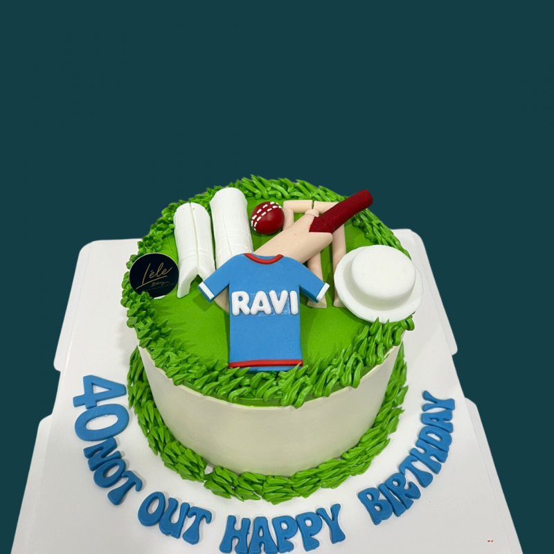 Cricket Birthday Cake