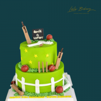 Cricket Field Cake