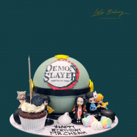 Demon Slayer Pinata Cake