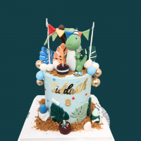 Dinosaur Birthday cake