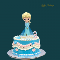Elsa Vintage Ruffle Cake