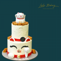 Fortune Cat Cake