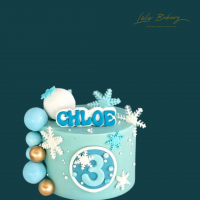Frozen Snowflakes Cake