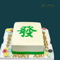 Giant Fa Cai Mahjong Cake