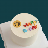 Happy B-day Smiley Cake