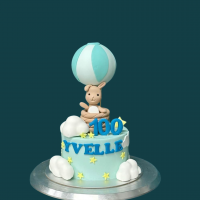 Hotair Balloon Bunny Cake