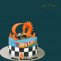 Hot Wheels Cake