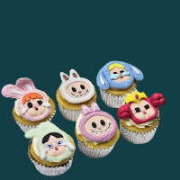 Cry Baby Labubu-Inspired Cupcakes