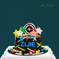 Laser Tag Cake