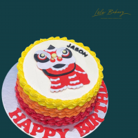 Lion Dance Cake