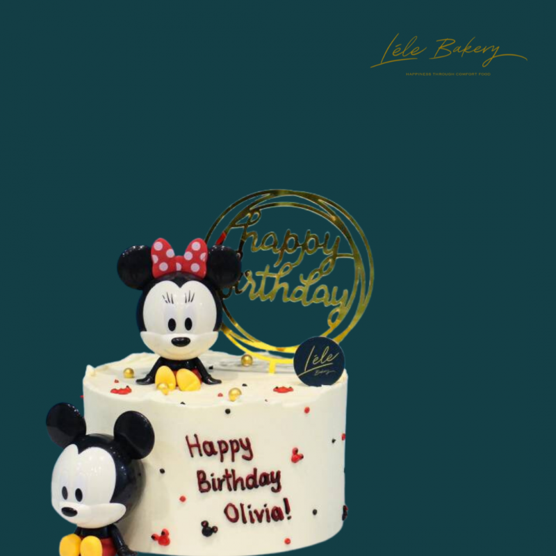 Mickey and Minnie Mouse Cake
