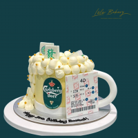 Mini Beer with Mahjong and Lottery Cake
