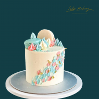 Mini Gender Reveal Cake