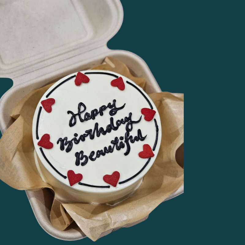 Mini Hearts Bento Cake