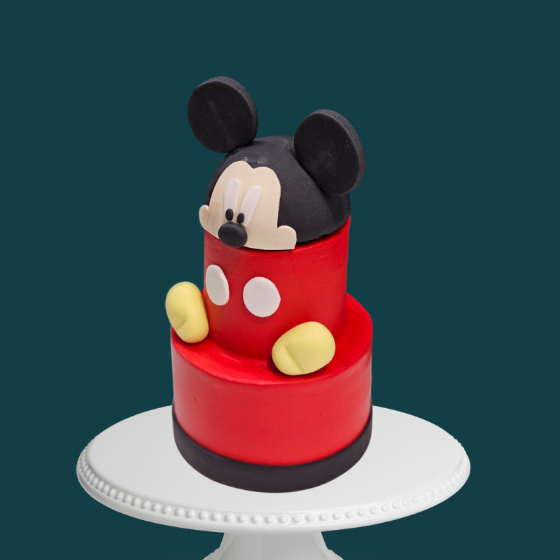 Minimalist Mickey Cake