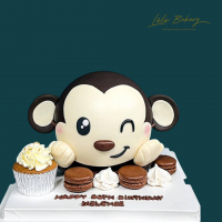 Monkey Pinata Cake