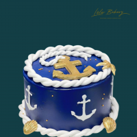 Nautical Anchor Cake