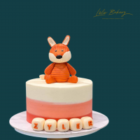 Ombre Fox Cake
