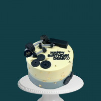 Ombre Gym Cake
