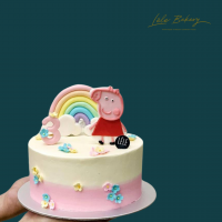 Ombre Peppa Cake