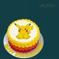 Ombre Pikachu Cake