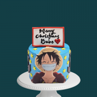 One Piece Luffy Cake