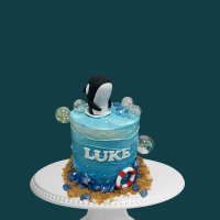 Orca Whale Cake