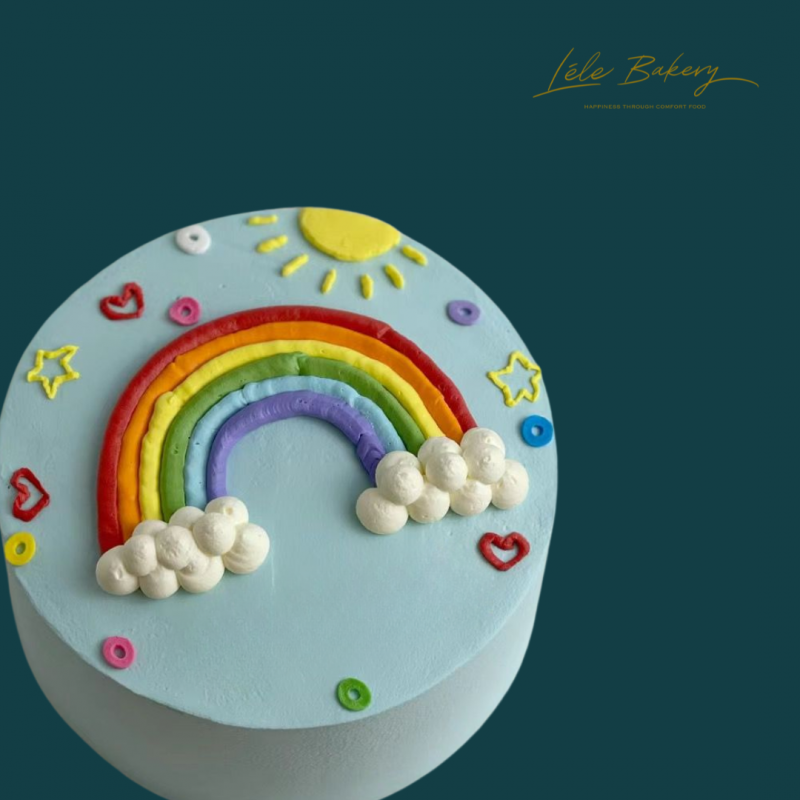 Over the Rainbow Cake