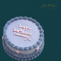 Pastel Purple Birthday Cake