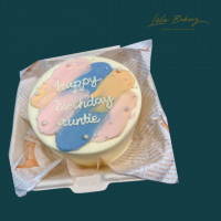 Pastel Pink and Purple Bento Cake