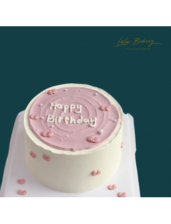 Pastel Pink Mini Hearts Cake