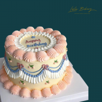 Pastel Princess Vintage Cake