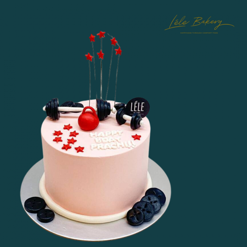 Pink Fitness Cake