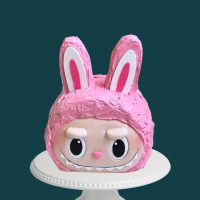 Mini Pink Labubu Cake