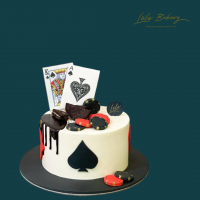 Poker Chips Cake
