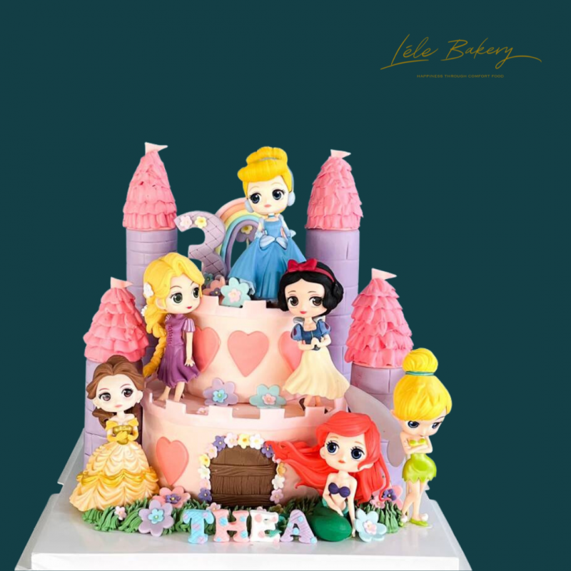 Princess Castle Cake