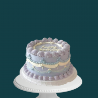 Purple Vintage Cake