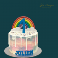 Rainbow Sky Cake