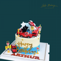 Red Vehicle Cake