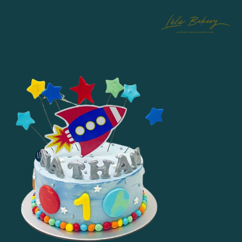 Rocket World Cake