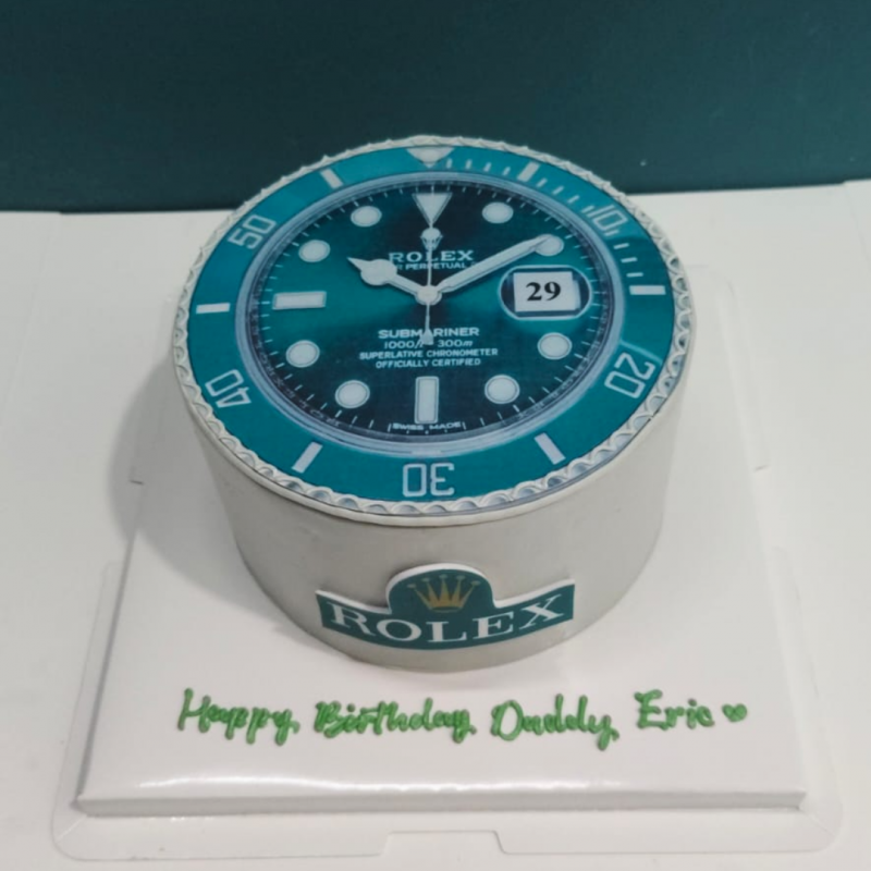 Rolex Edible Printed Cake