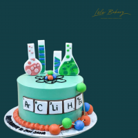 Scientist Cake