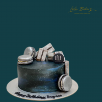 Silver Galaxy Cake