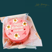 Smiley Flower Bento Cake