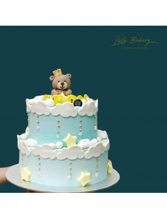Starry Bear Cake
