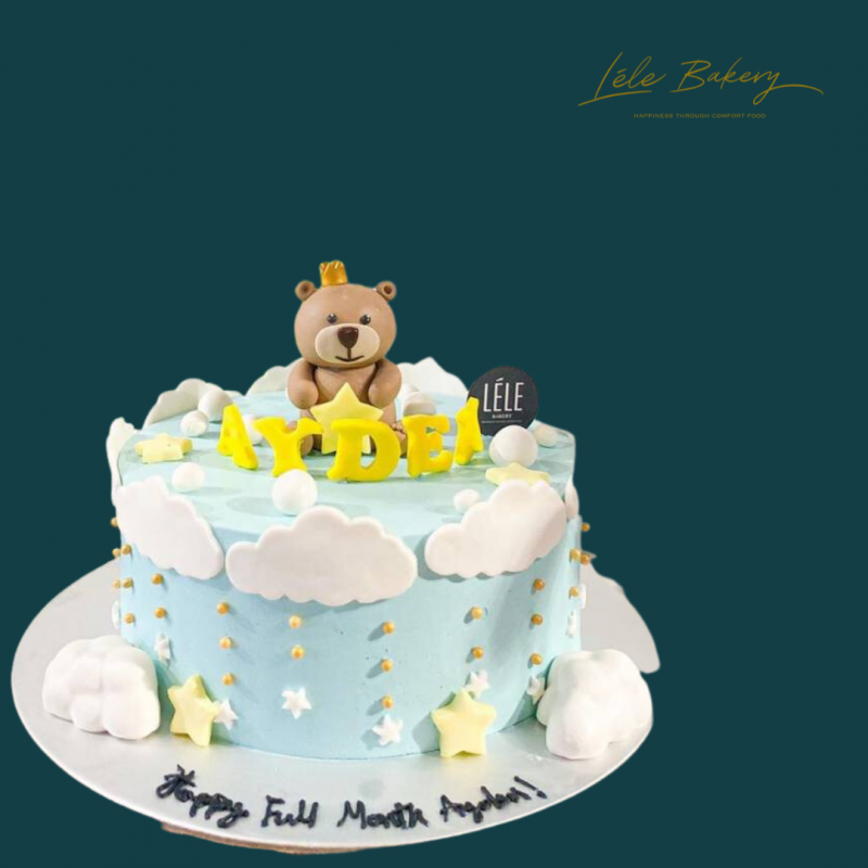 Stars and Bear Cake