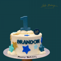 Stars and Number Cake