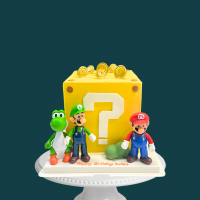 Super Mario Cube Cake