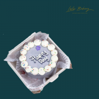 Sweet Purple Korean Bento Cake