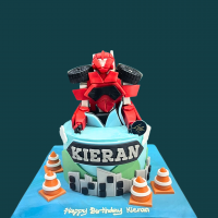 Tobots Cake